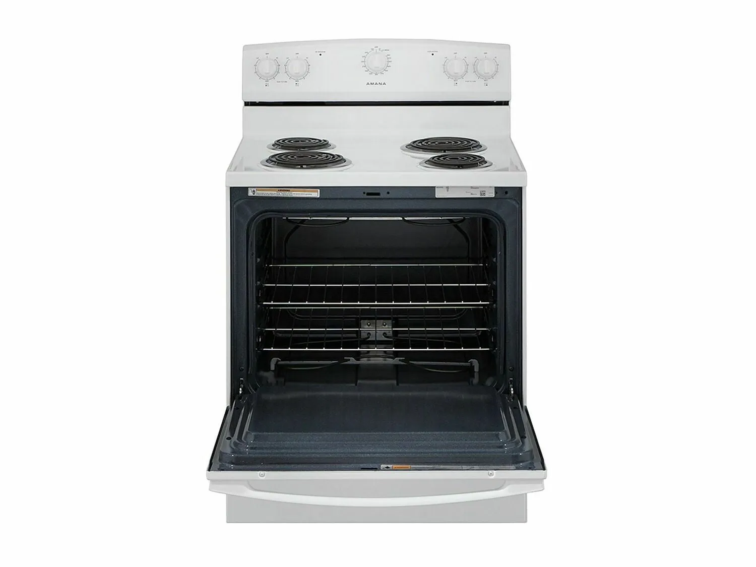 Amana ACR2303MFW 30-Inch Electric Range With Warm Hold - White