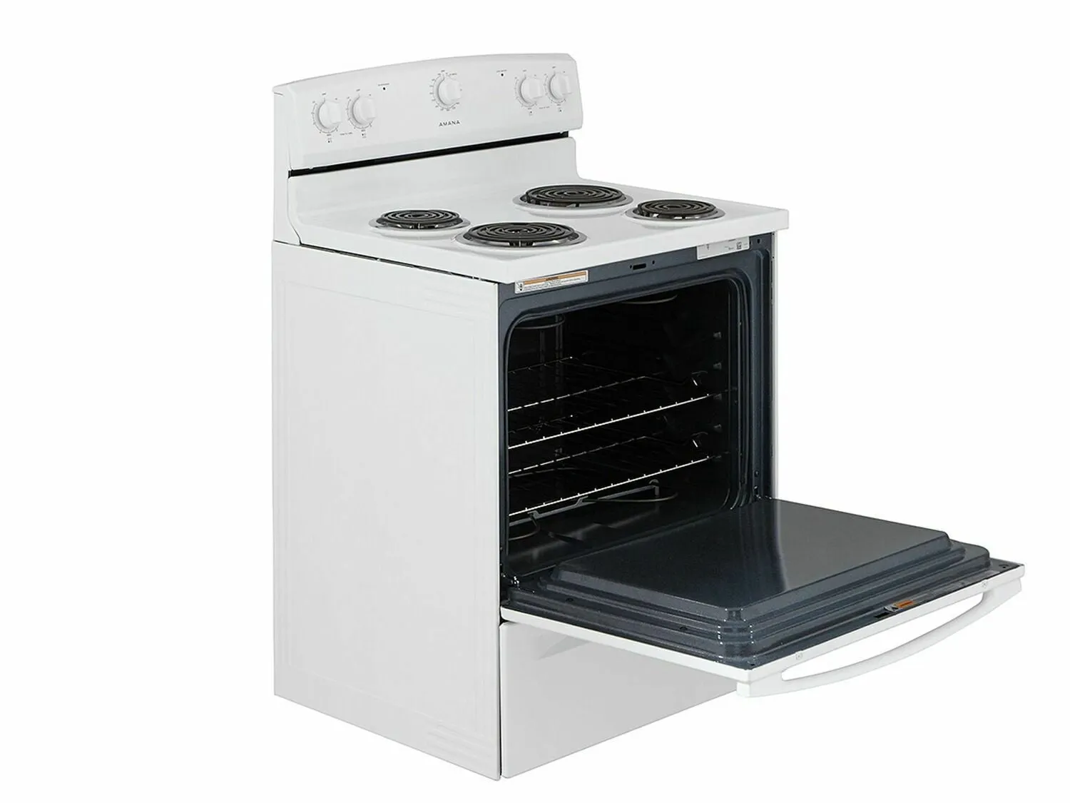 Amana ACR2303MFW 30-Inch Electric Range With Warm Hold - White