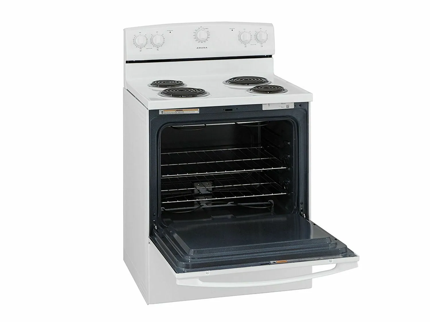 Amana ACR2303MFW 30-Inch Electric Range With Warm Hold - White