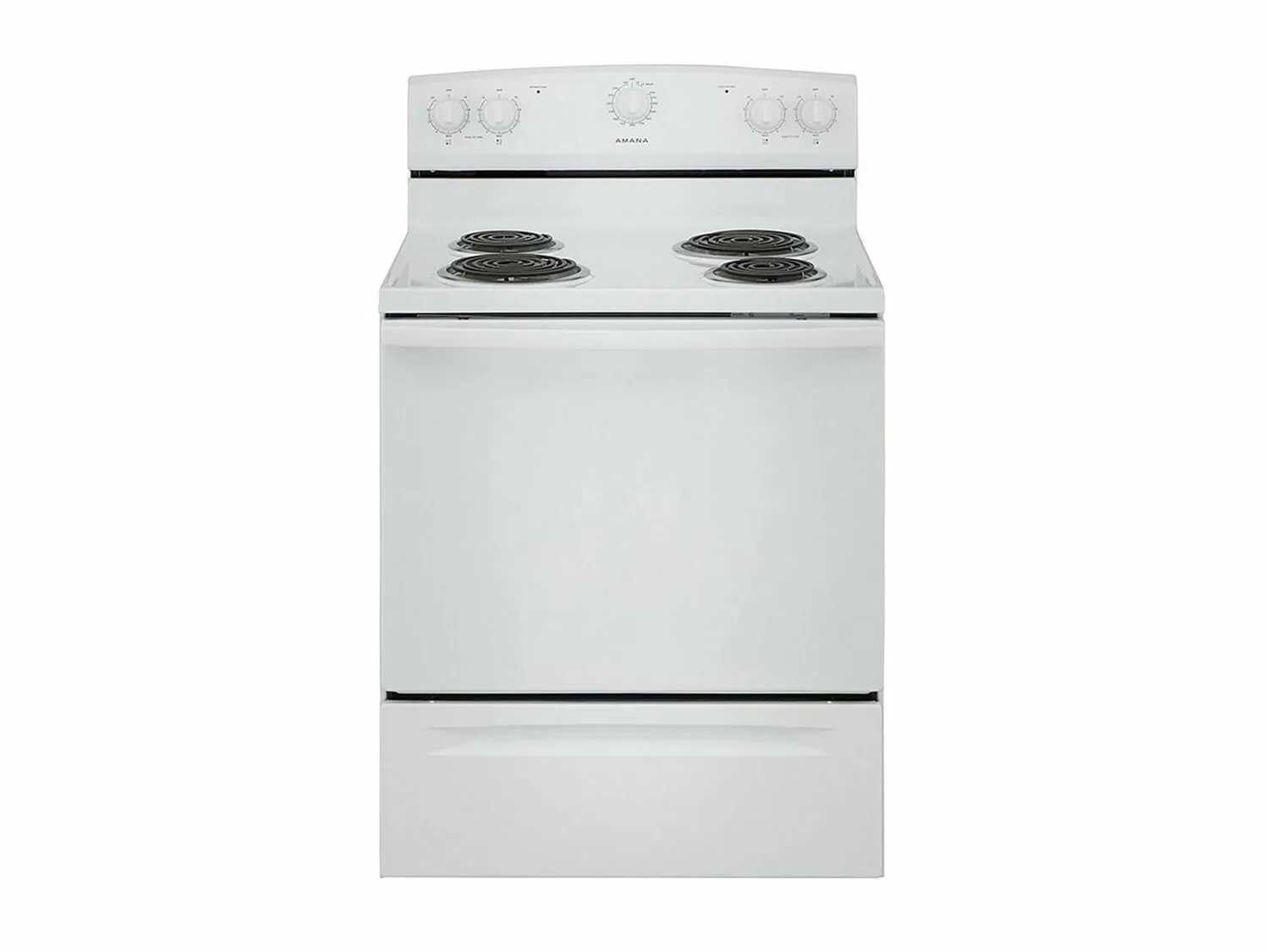 Amana ACR2303MFW 30-Inch Electric Range With Warm Hold - White