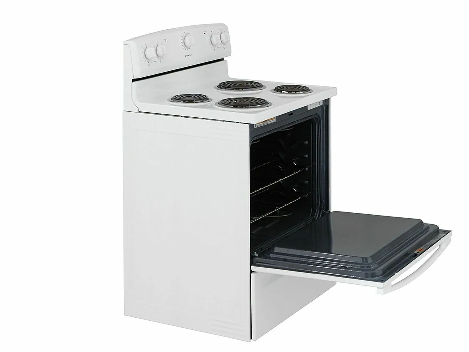 Amana ACR2303MFW 30-Inch Electric Range With Warm Hold - White
