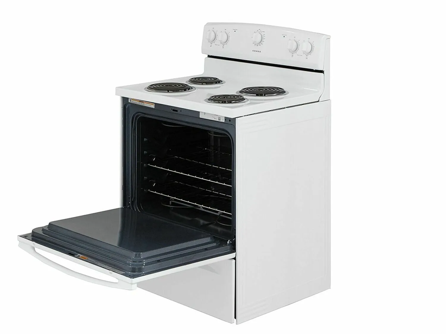 Amana ACR2303MFW 30-Inch Electric Range With Warm Hold - White