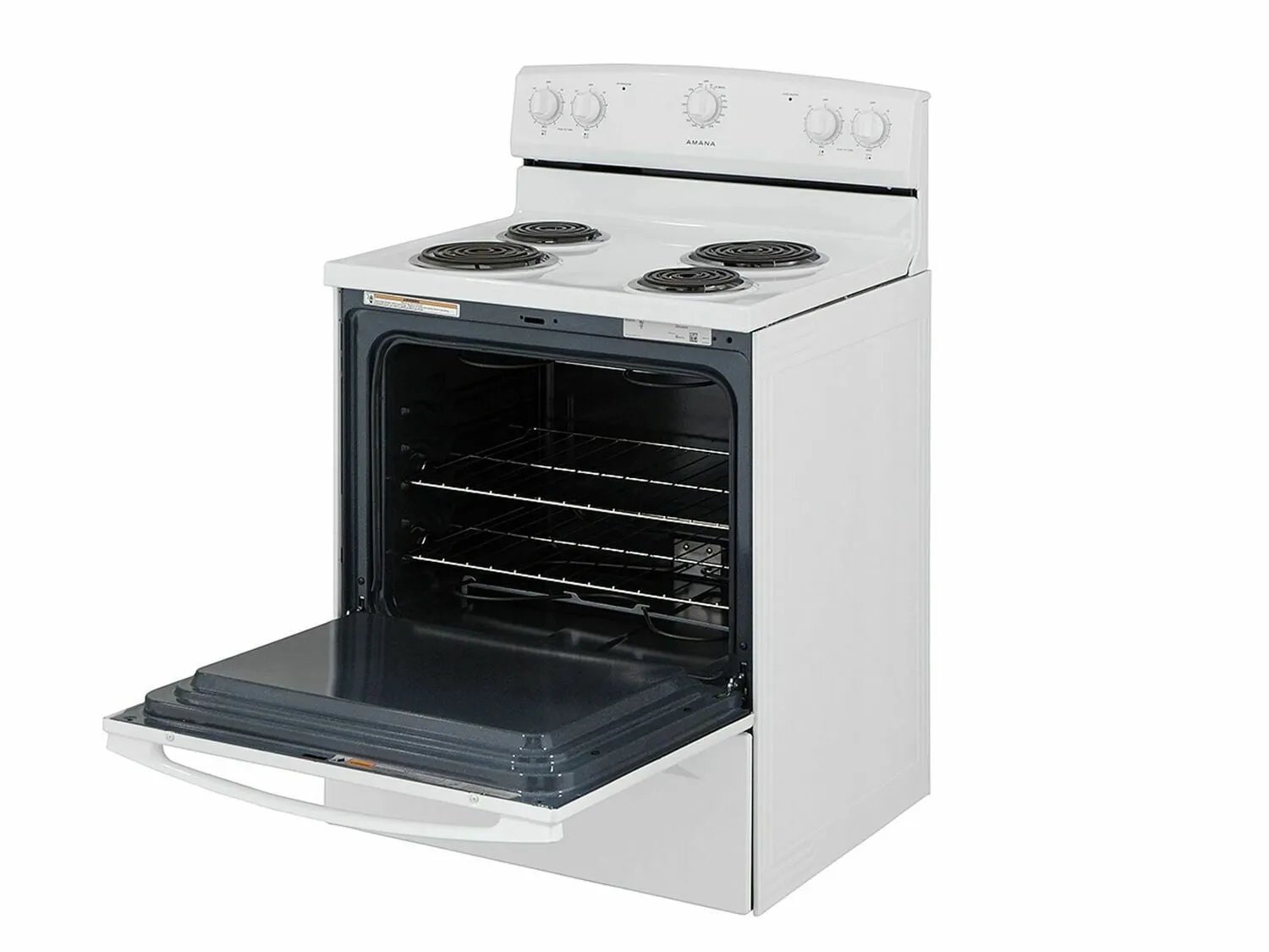 Amana ACR2303MFW 30-Inch Electric Range With Warm Hold - White