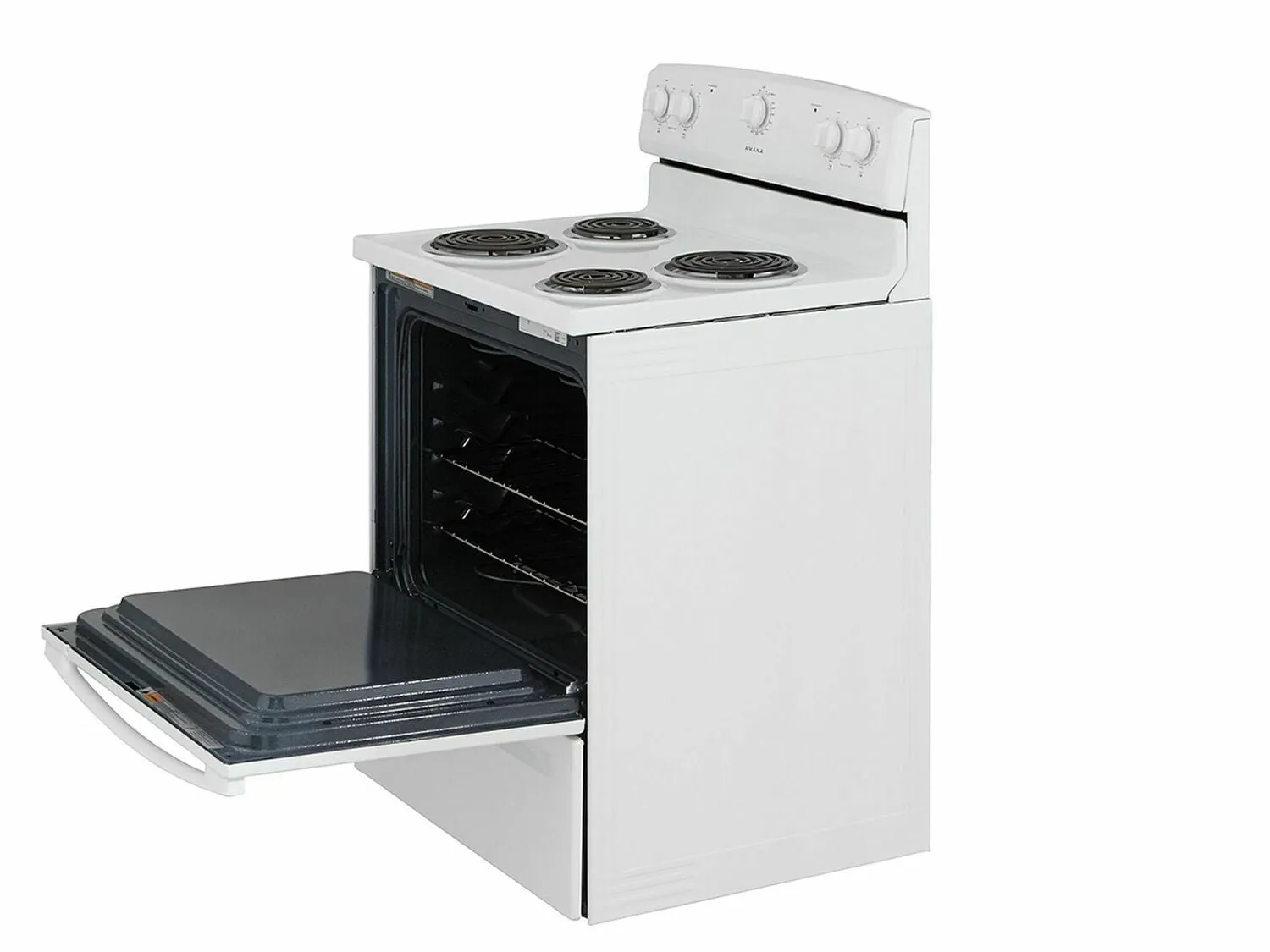 Amana ACR2303MFW 30-Inch Electric Range With Warm Hold - White