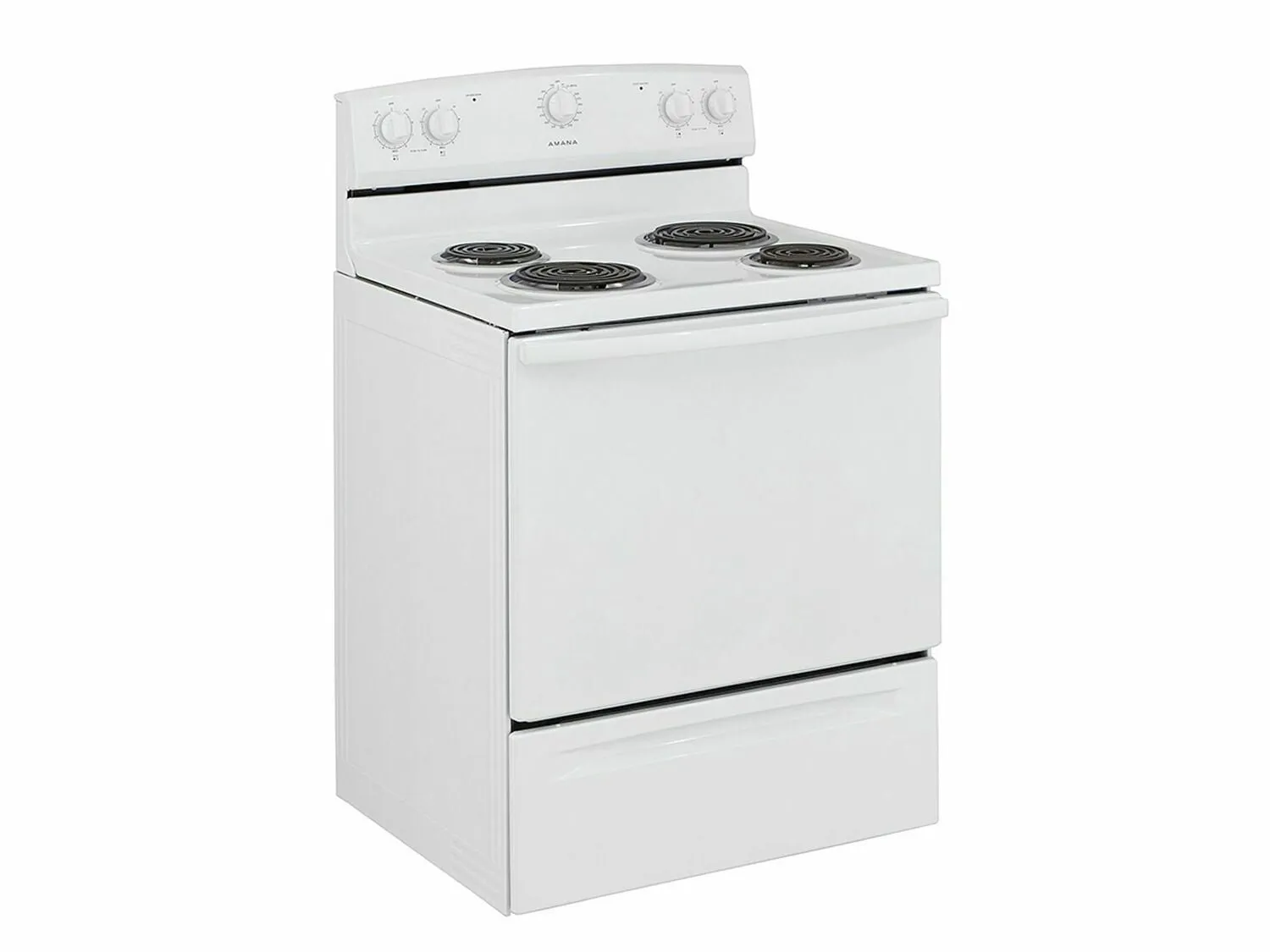 Amana ACR2303MFW 30-Inch Electric Range With Warm Hold - White