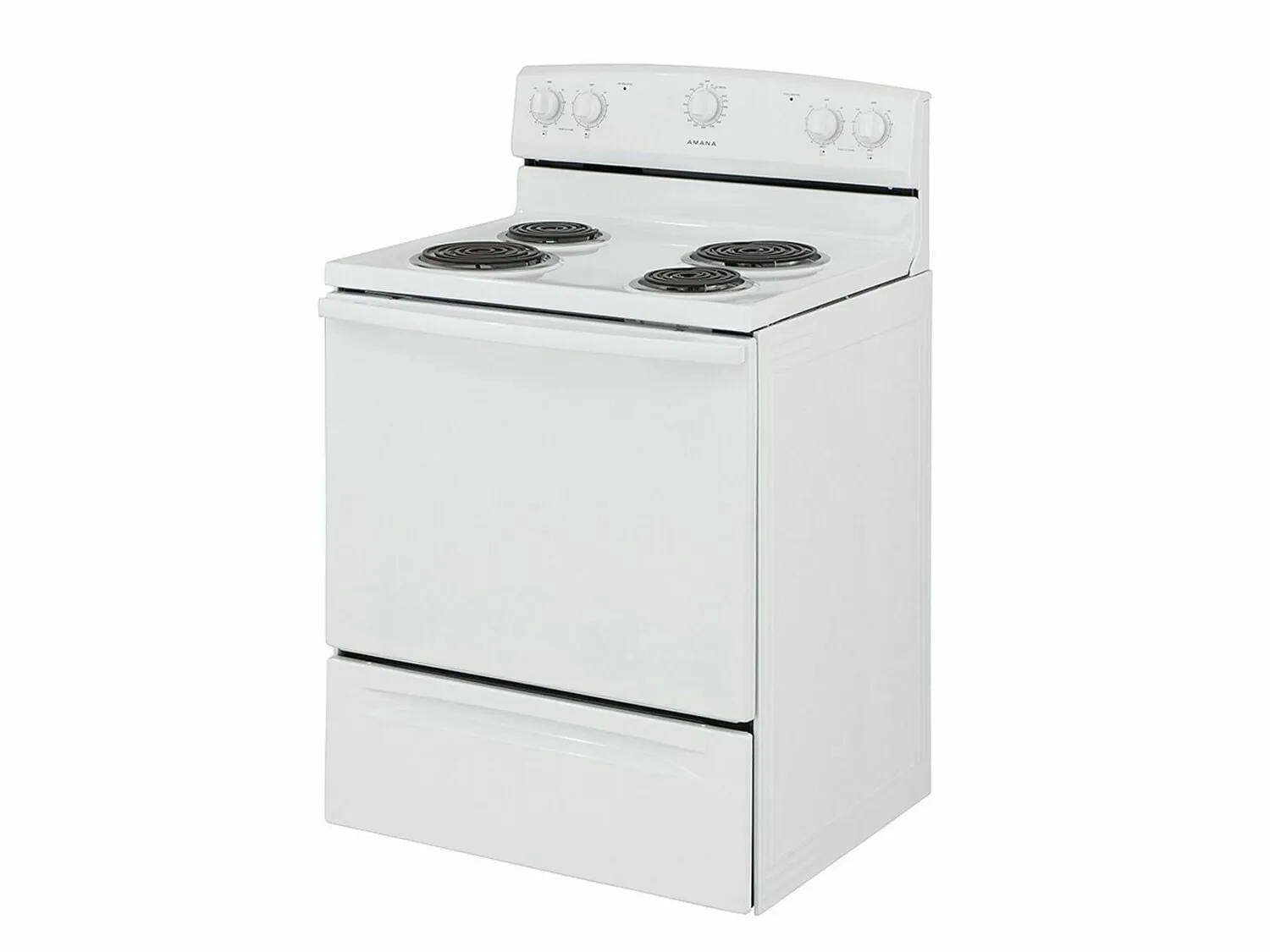 Amana ACR2303MFW 30-Inch Electric Range With Warm Hold - White