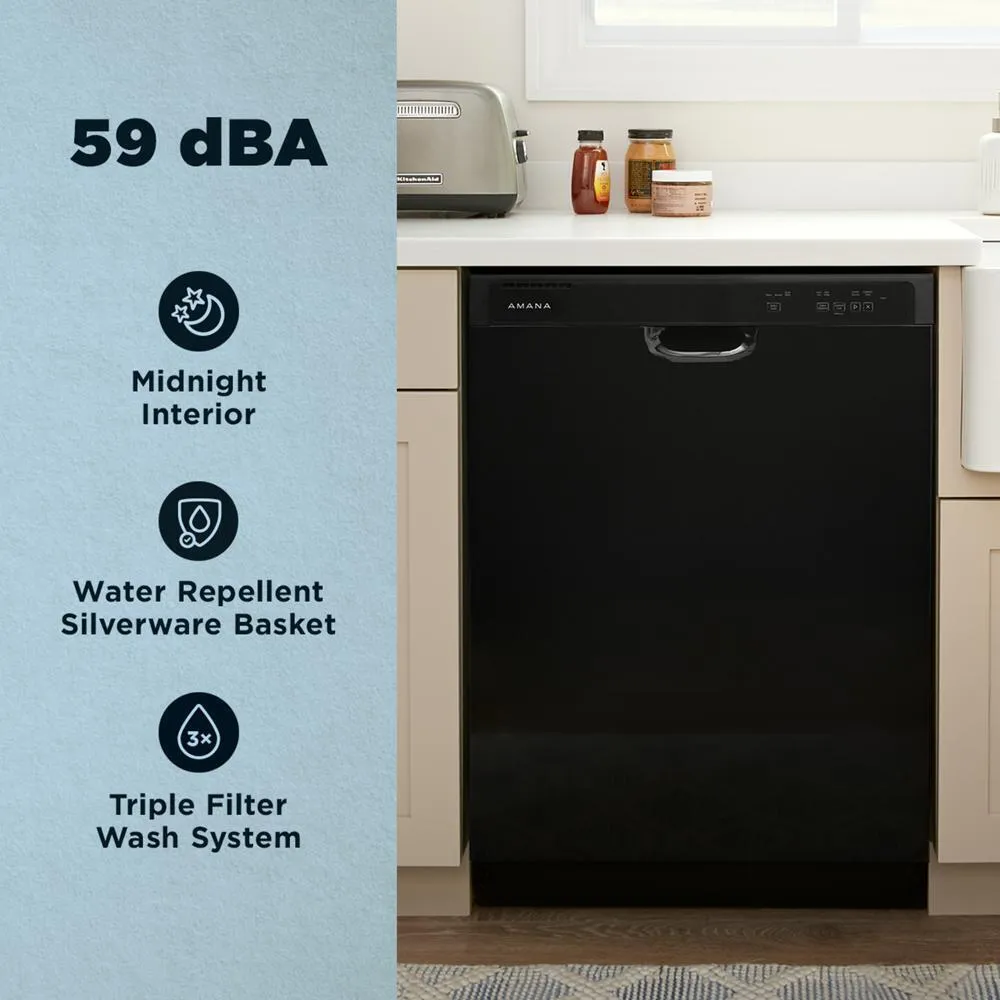 Amana ADFS2524RB Amana Dishwasher With Midnight Interior