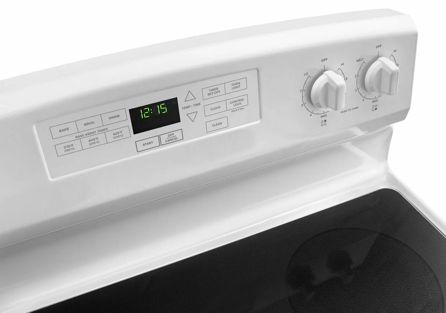 Amana AER6603SFW 30-Inch Electric Range With Self-Clean Option - White