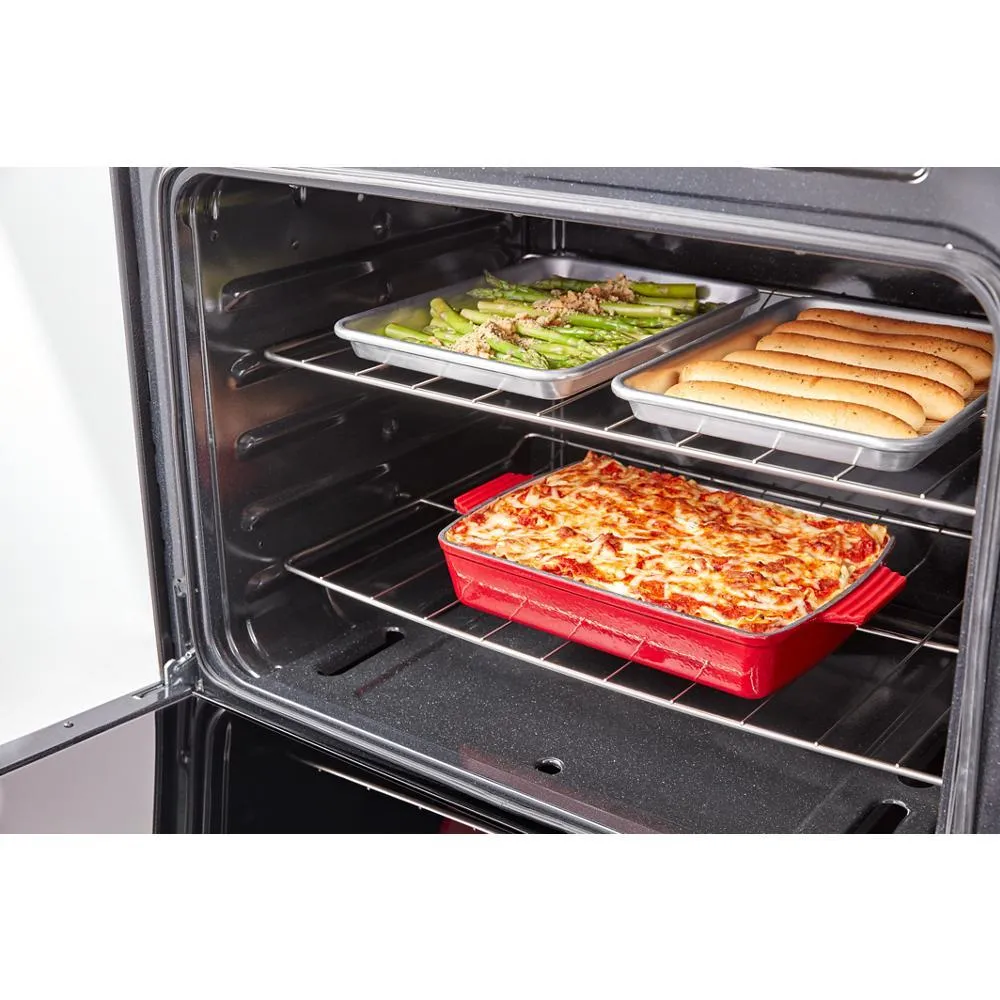 Amana AGR4203MNW Amana 30-Inch Gas Range With Easy-Clean Glass Door