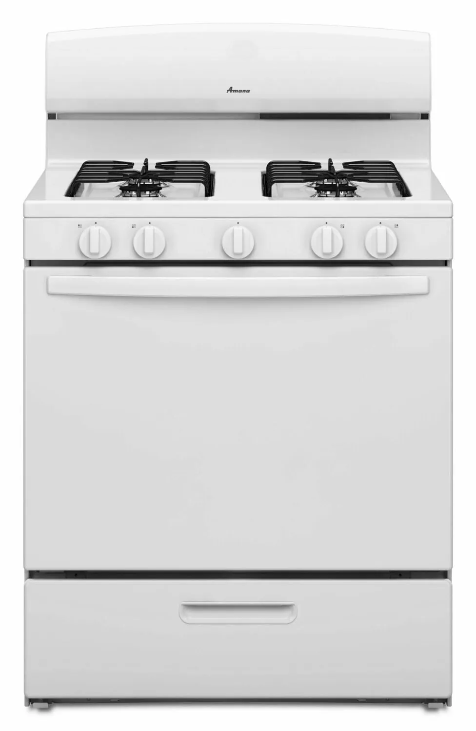 Amana AGR4230BAW 30-Inch Gas Range With Easyaccess Broiler Door - White