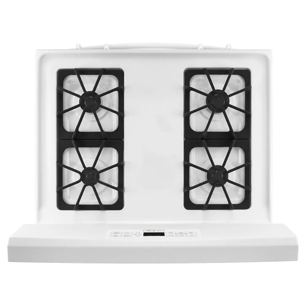 Amana AGR6303MMW 30-Inch Gas Range With Bake Assist Temps