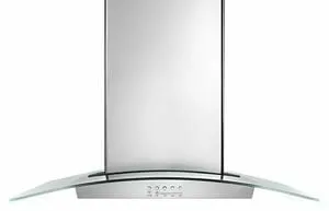 Amana WVW75UC0DS 30" Modern Glass Wall Mount Range Hood - Stainless Steel