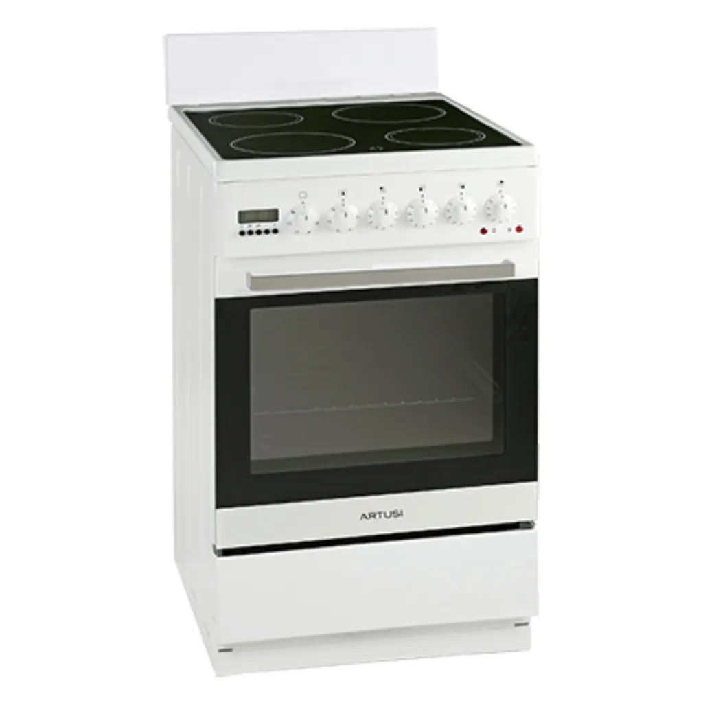 Artusi AFC607W 60cm Vulcan Series Freestanding White Electric Stove