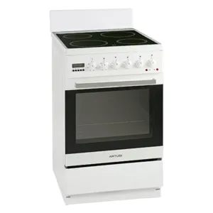 Artusi AFC607W 60cm Vulcan Series Freestanding White Electric Stove