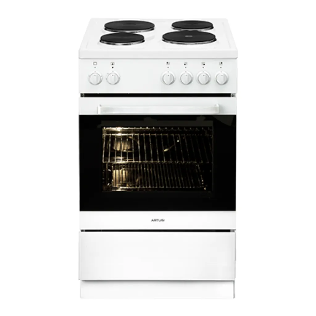 Artusi AFE544W 54cm Freestanding White Electric Stove