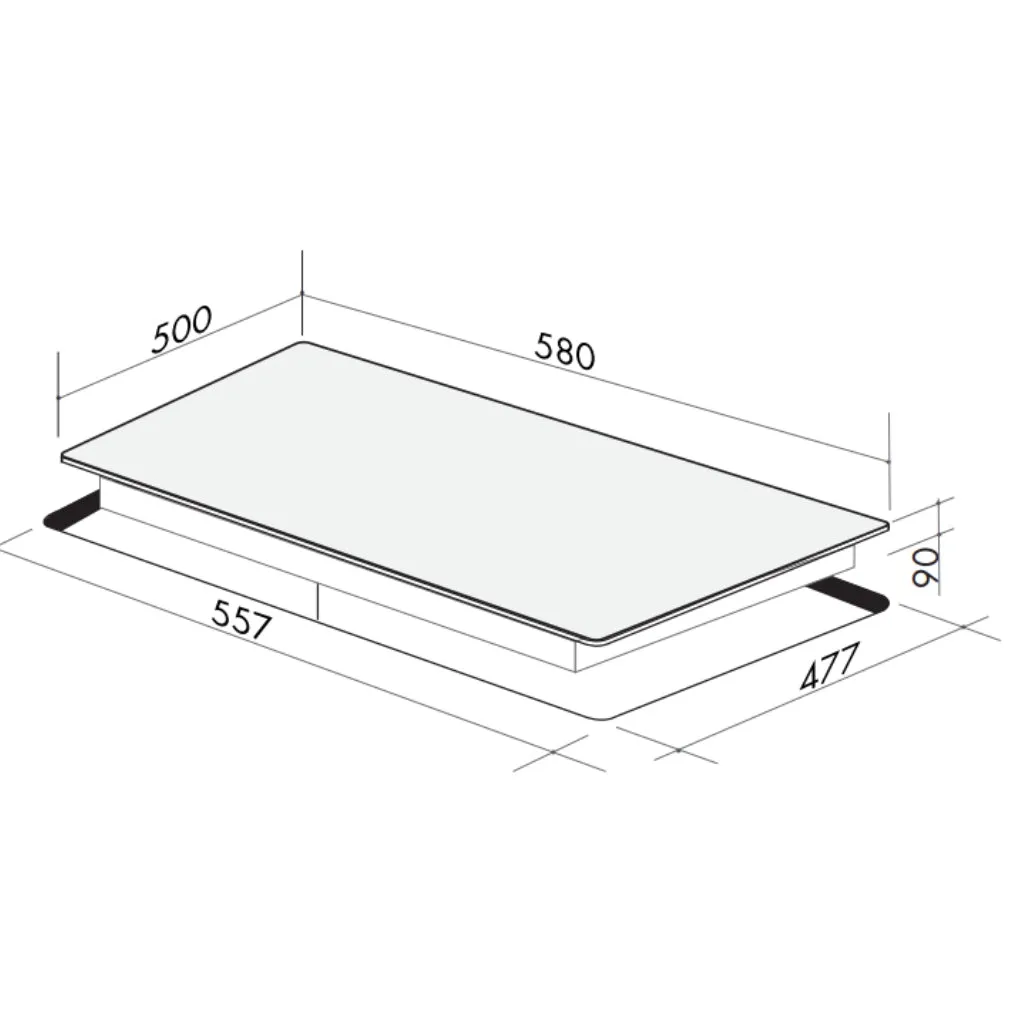 Artusi CAGH600CIX 60cm Stainless Steel Gas Cooktop