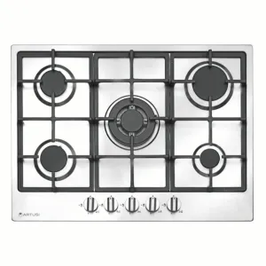 Artusi CAGH75X 70cm Stainless Steel Gas Cooktop