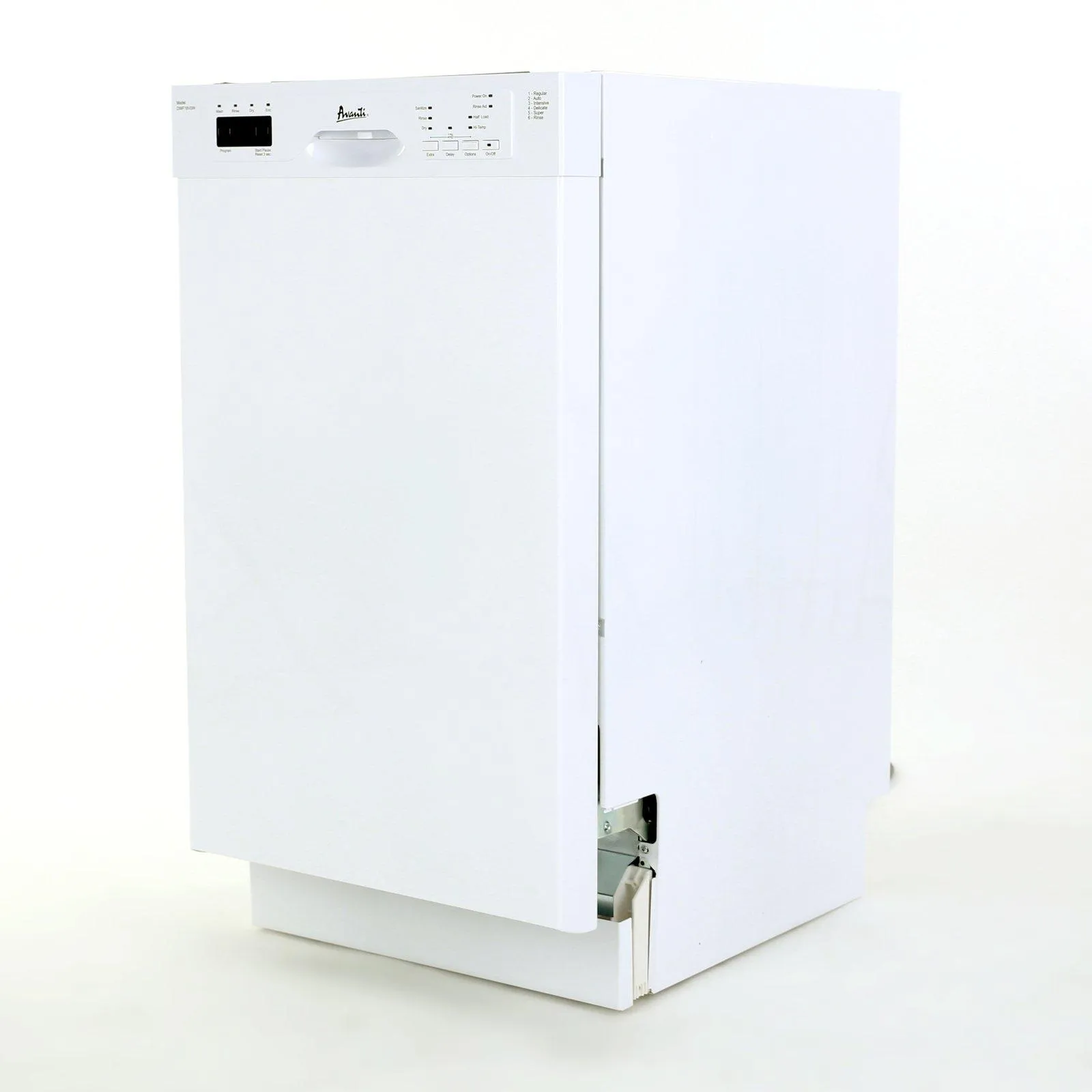 Avanti DWF18V0W 18" Built In Dishwasher