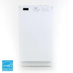 Avanti DWF18V0W 18" Built In Dishwasher