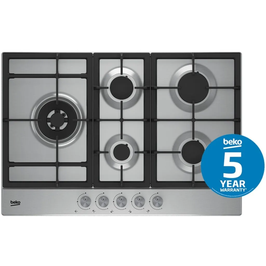 BEKO BCT75GX 75CM GAS COOKTOP