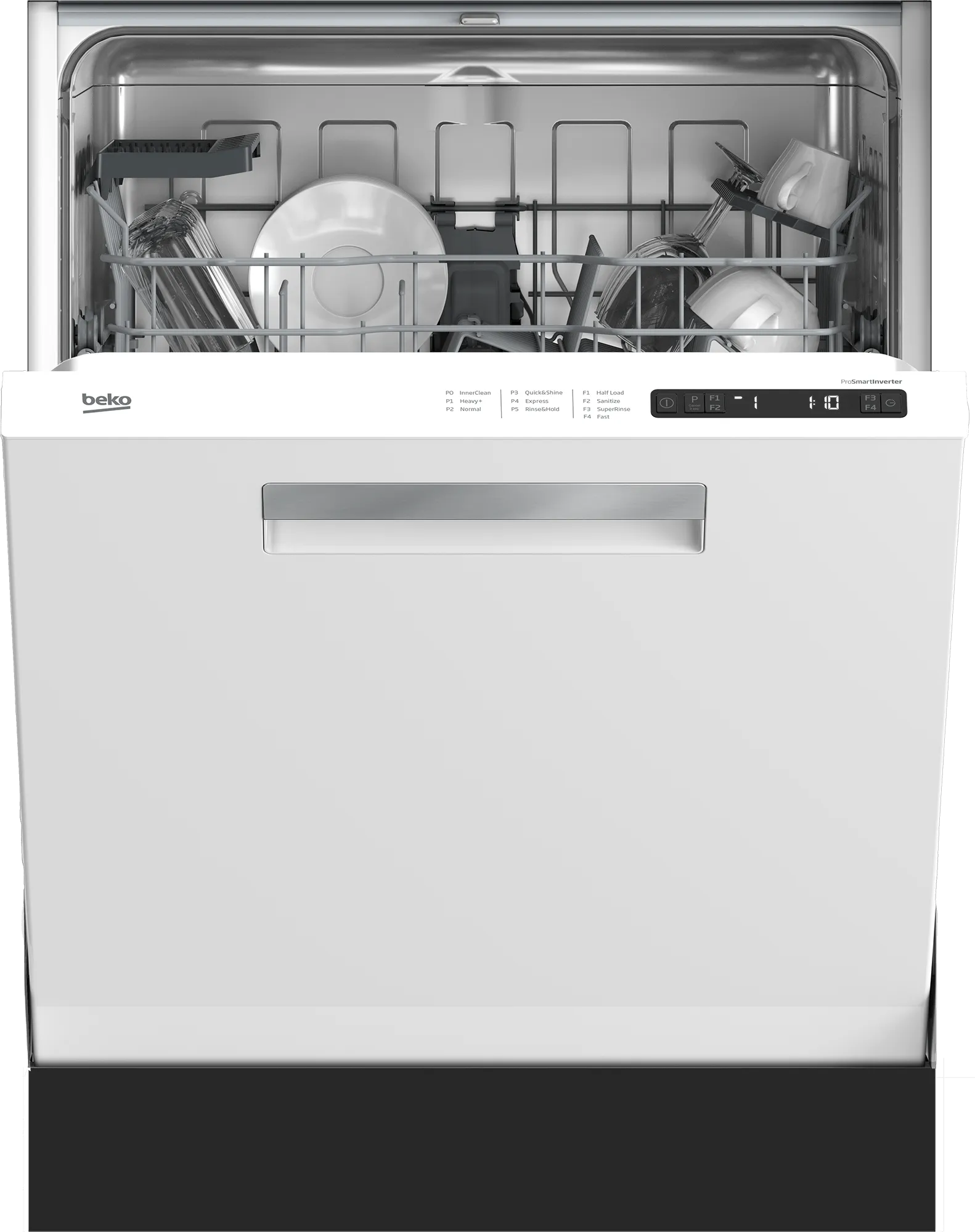 Beko DDN25402W Full Size Dishwasher With (14 Place Settings, 48.0