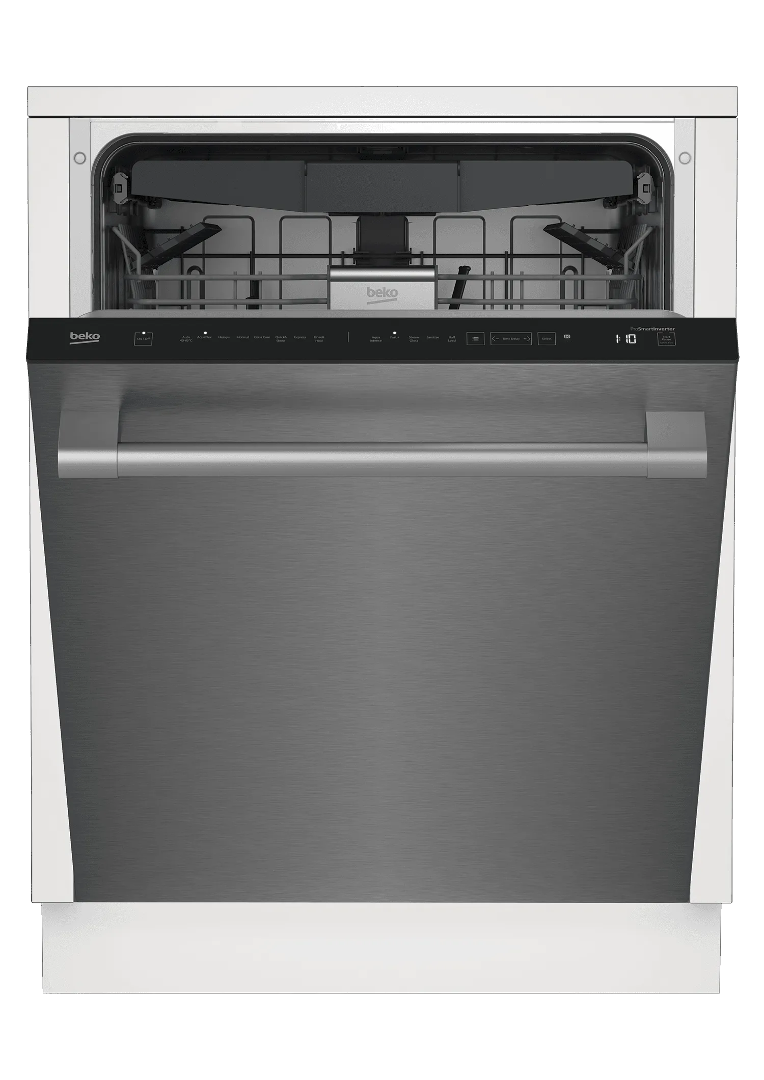 Beko DDT38530X Tall Tub Stainless Dishwasher, 16 Place Settings, 45 Dba, Top Control