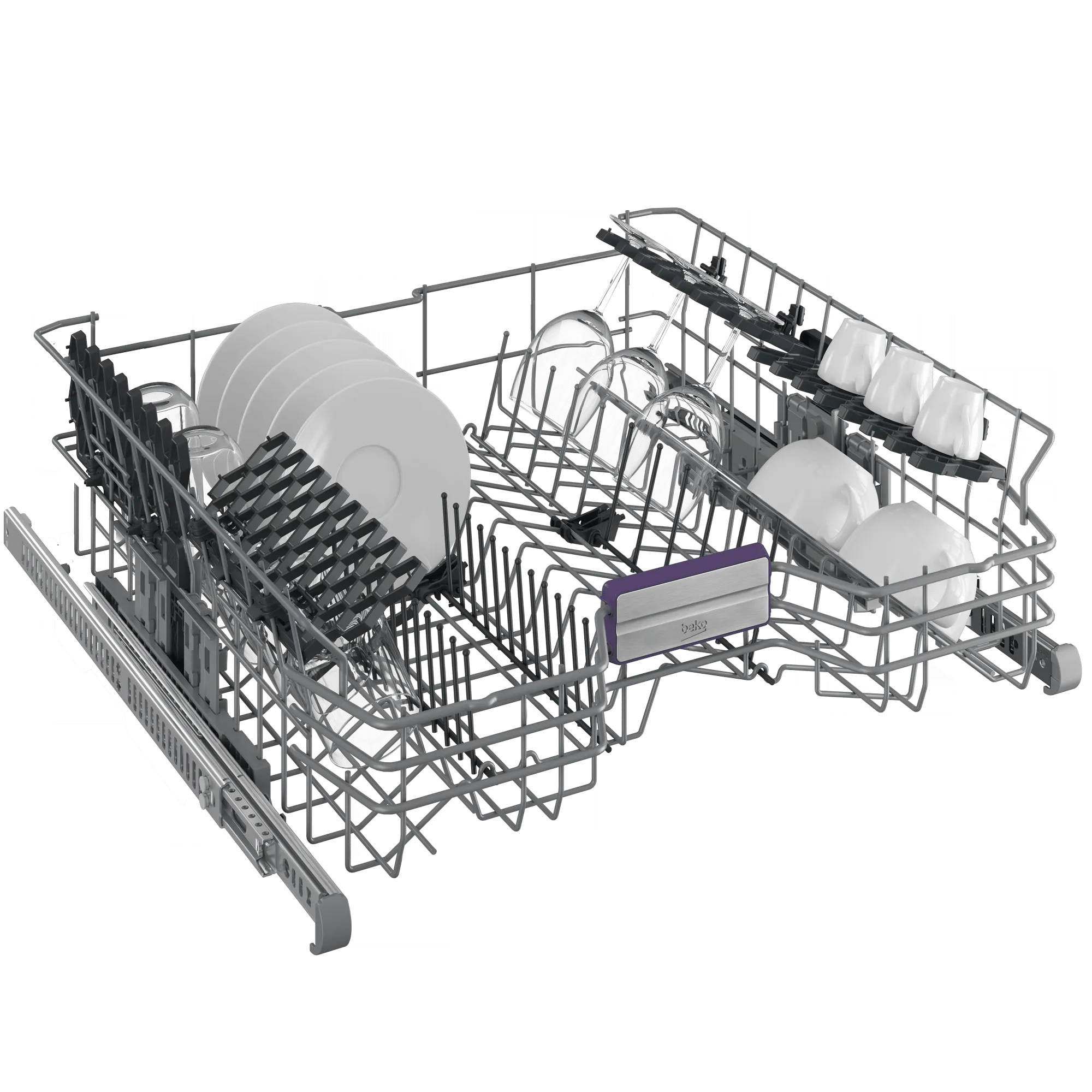 Beko DDT38532X Tall Tub Dishwasher With (16 Place Settings, 45.0