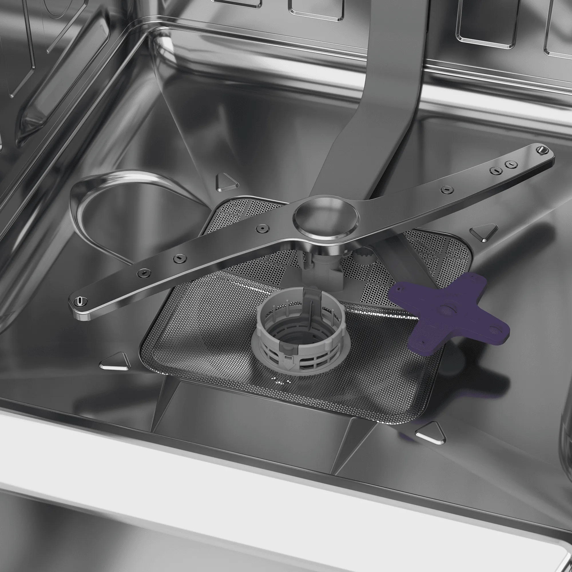 Beko DDT39432CF Tall Tub Wifi Connected Carbon Fiber Dishwasher, 16 Place Settings, 39 Dba, Top Control