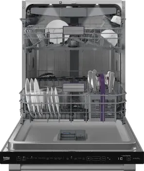 Beko DDT39432X Tall Tub Wifi Connected Stainless Dishwasher, 16 Place Settings, 39 Dba, Top Control