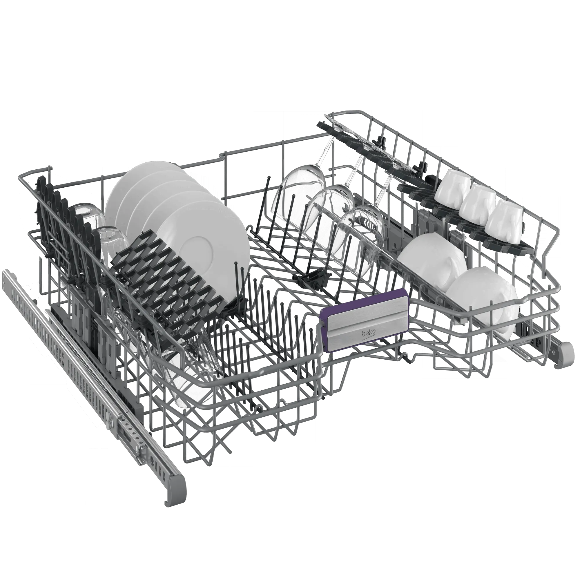 Beko DDT39434XIH Tall Tub Dishwasher With (16 Place Settings, 39.0