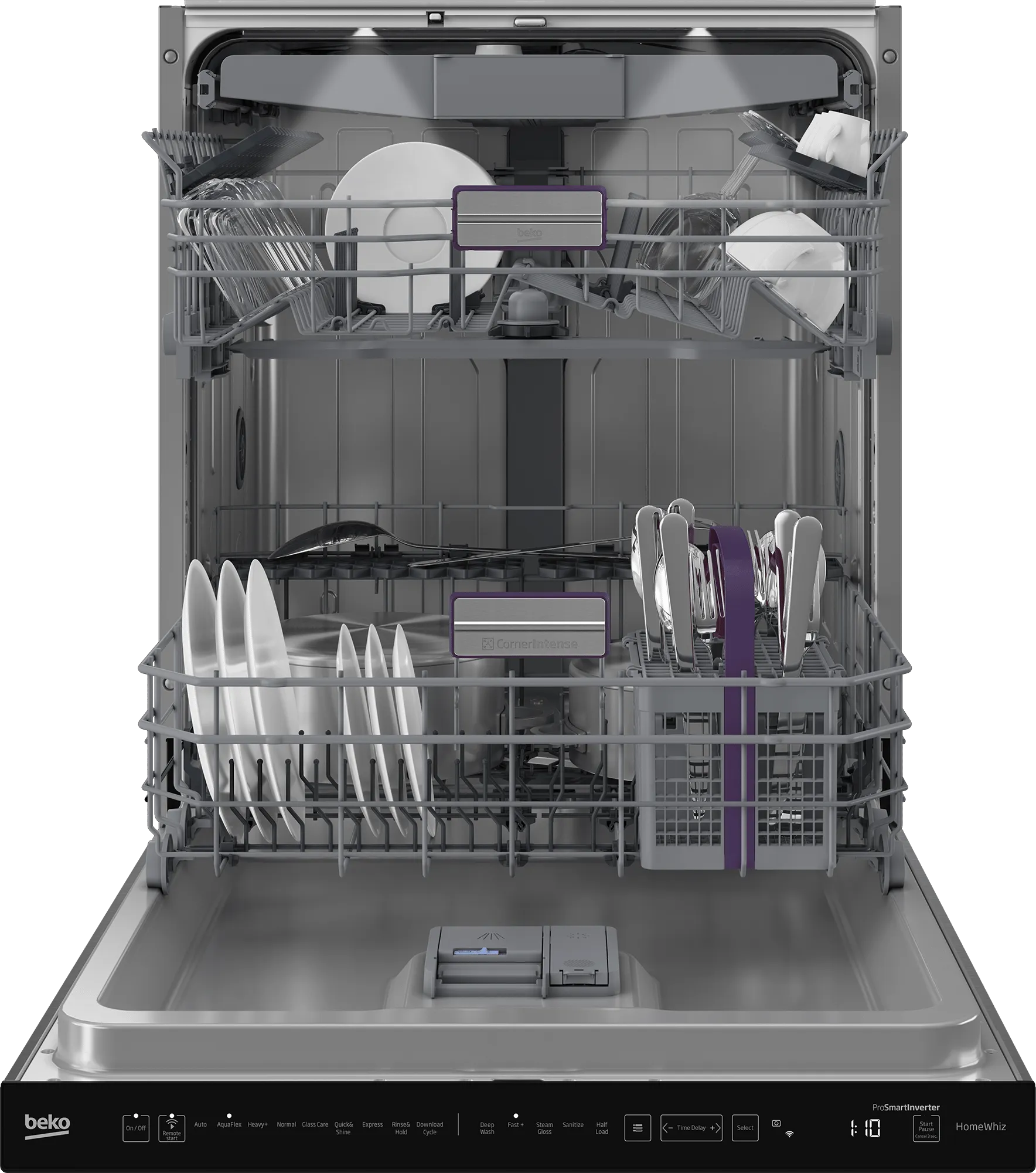 Beko DDT39434XIH Tall Tub Dishwasher With (16 Place Settings, 39.0