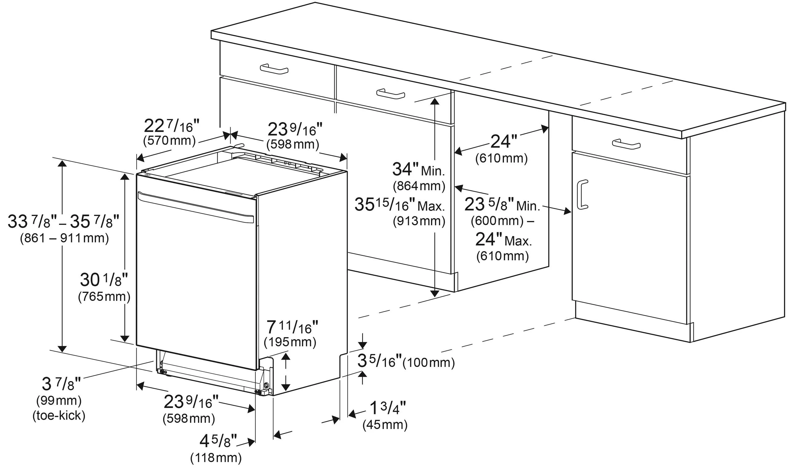 Beko DDT39434XIH Tall Tub Dishwasher With (16 Place Settings, 39.0