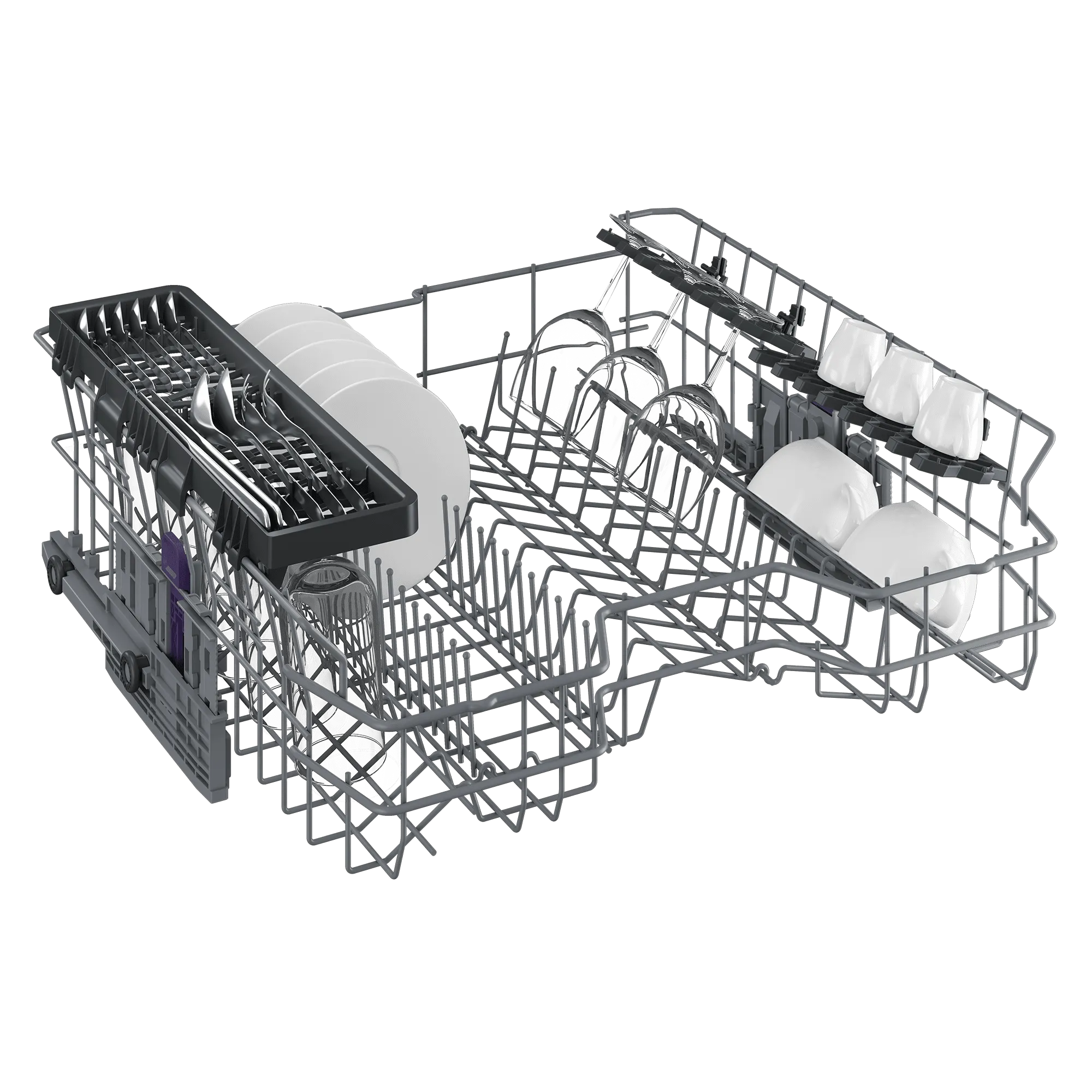 Beko DIT25401 Tall Tub Dishwasher, 14 Place Settings, 48 Dba, Fully Integrated Panel Ready