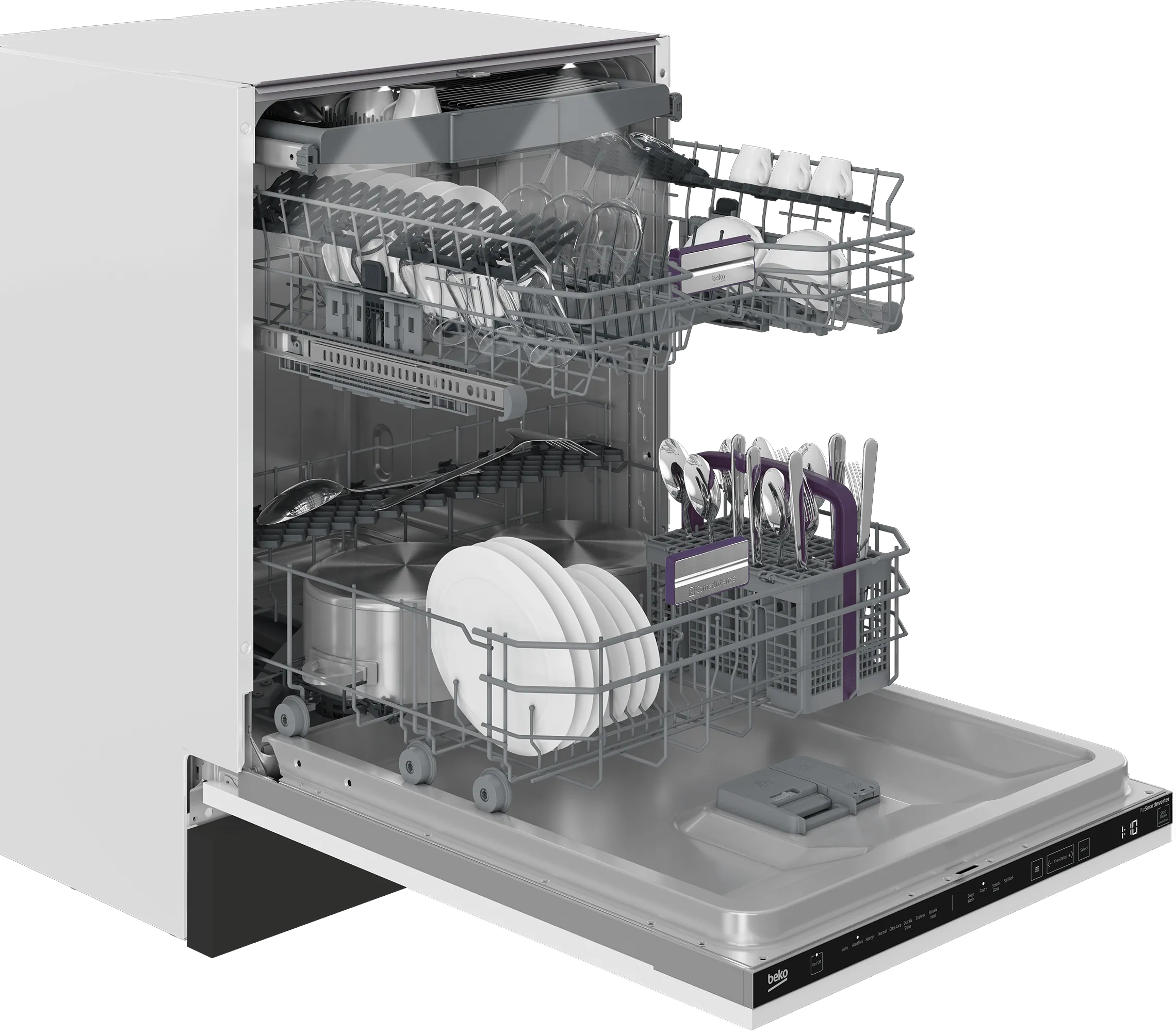 Beko DIT38532 Tall Tub Dishwasher With (16 Place Settings, 45.0