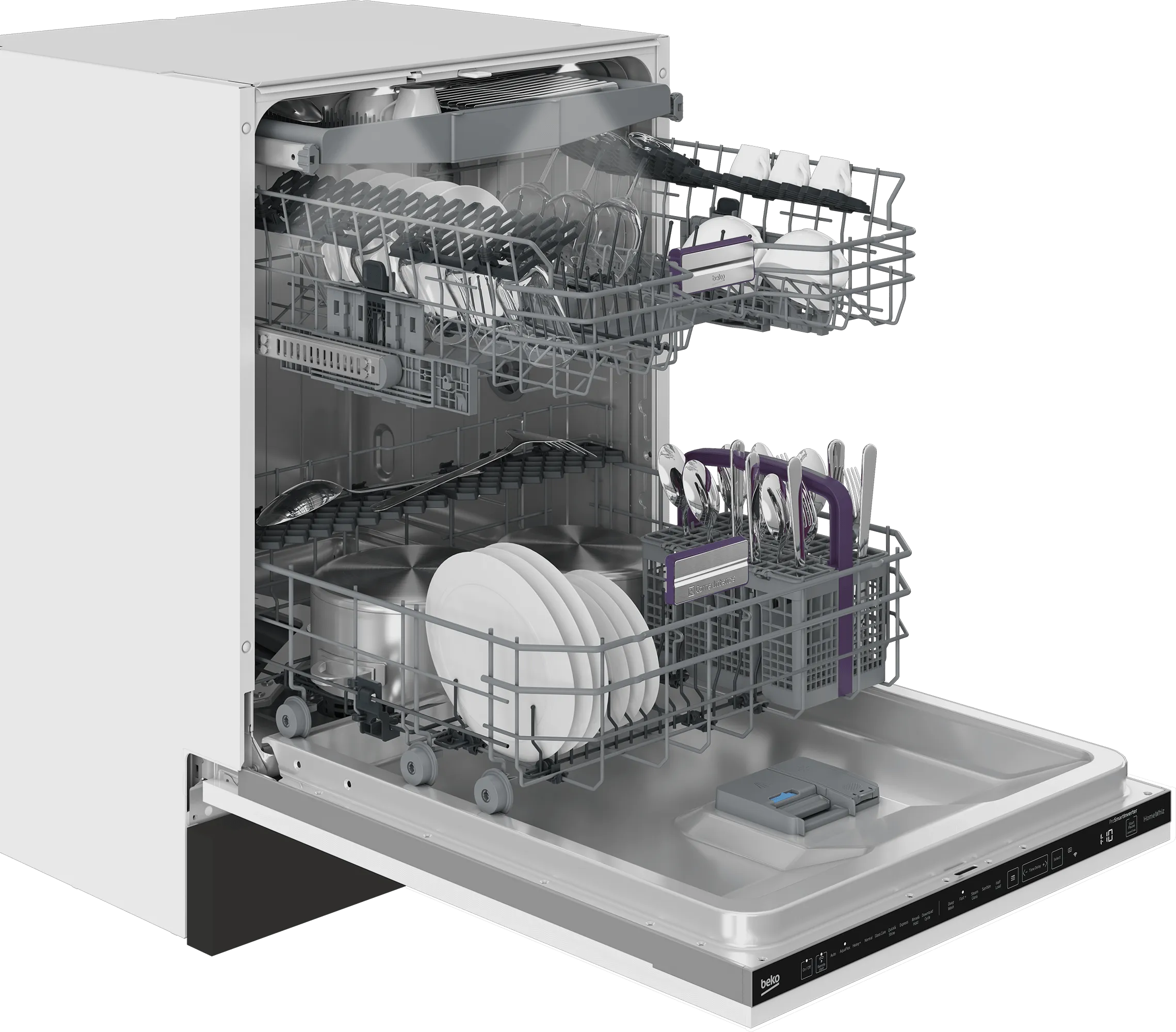 Beko DIT39434 Tall Tub Dishwasher With (16 Place Settings, 39.0