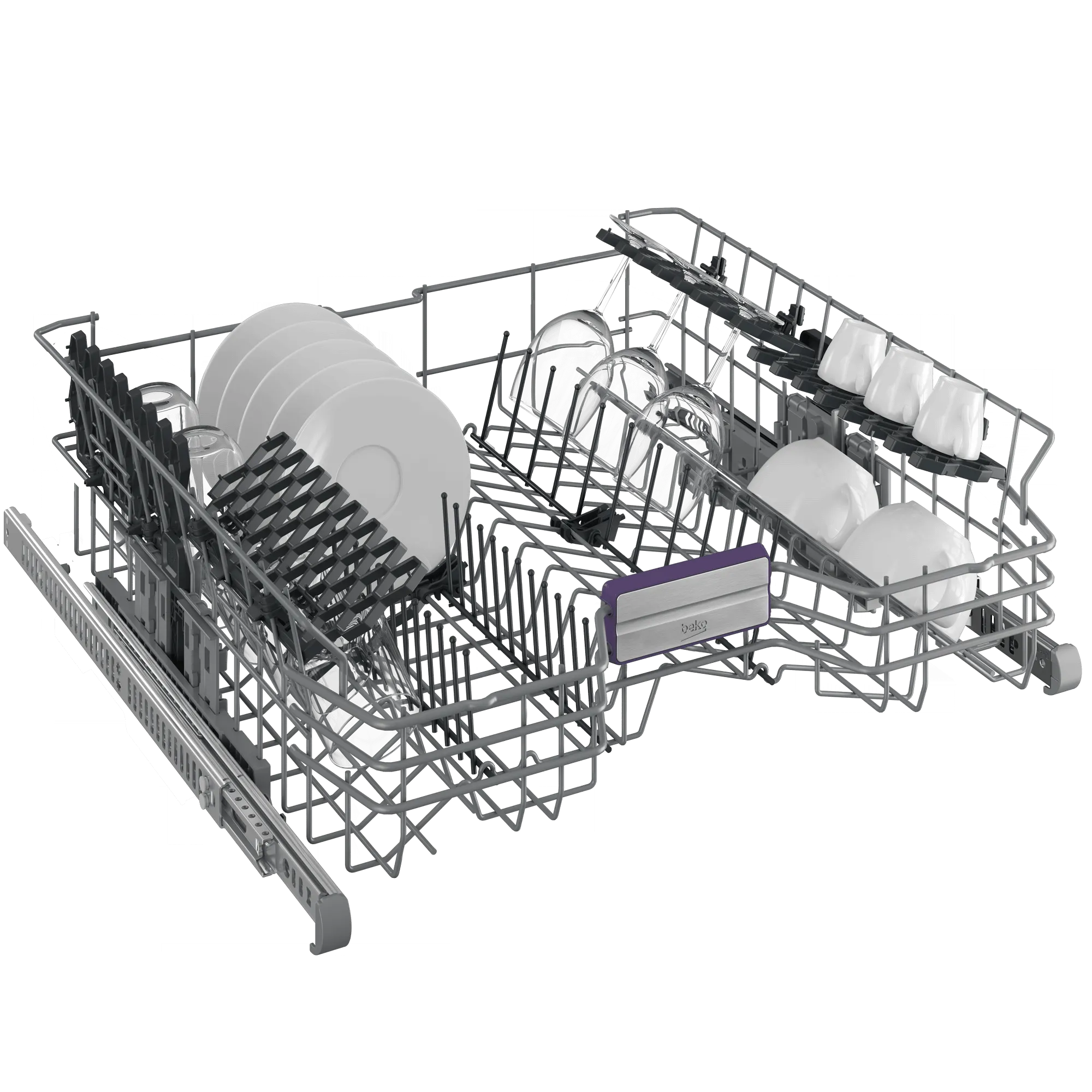 Beko DIT39434 Tall Tub Dishwasher With (16 Place Settings, 39.0