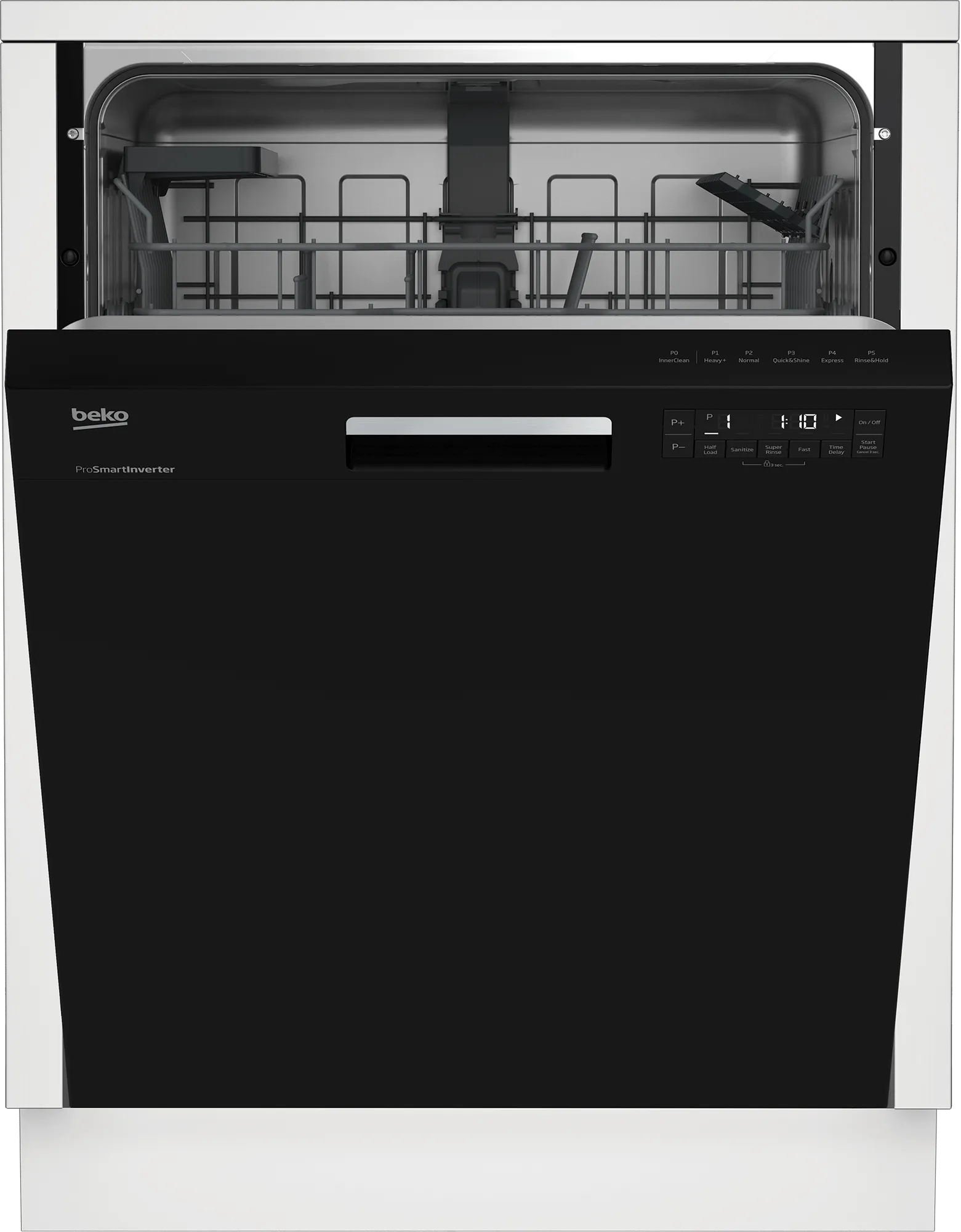 Beko DUT25401BHW Tall Tub Dishwasher With (14 Place Settings, 48)