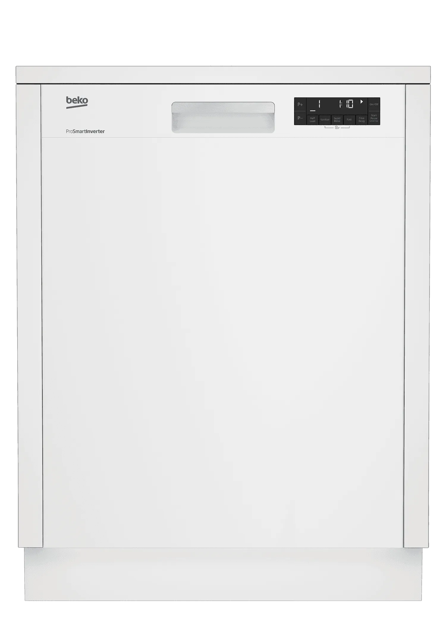 Beko DUT25401W Tall Tub White Dishwasher, 14 Place Settings, 48 Dba, Front Control