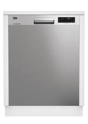 Beko DUT25401X Tall Tub Stainless Steel Dishwasher, 14 Place Settings, 48 Dba, Front Control