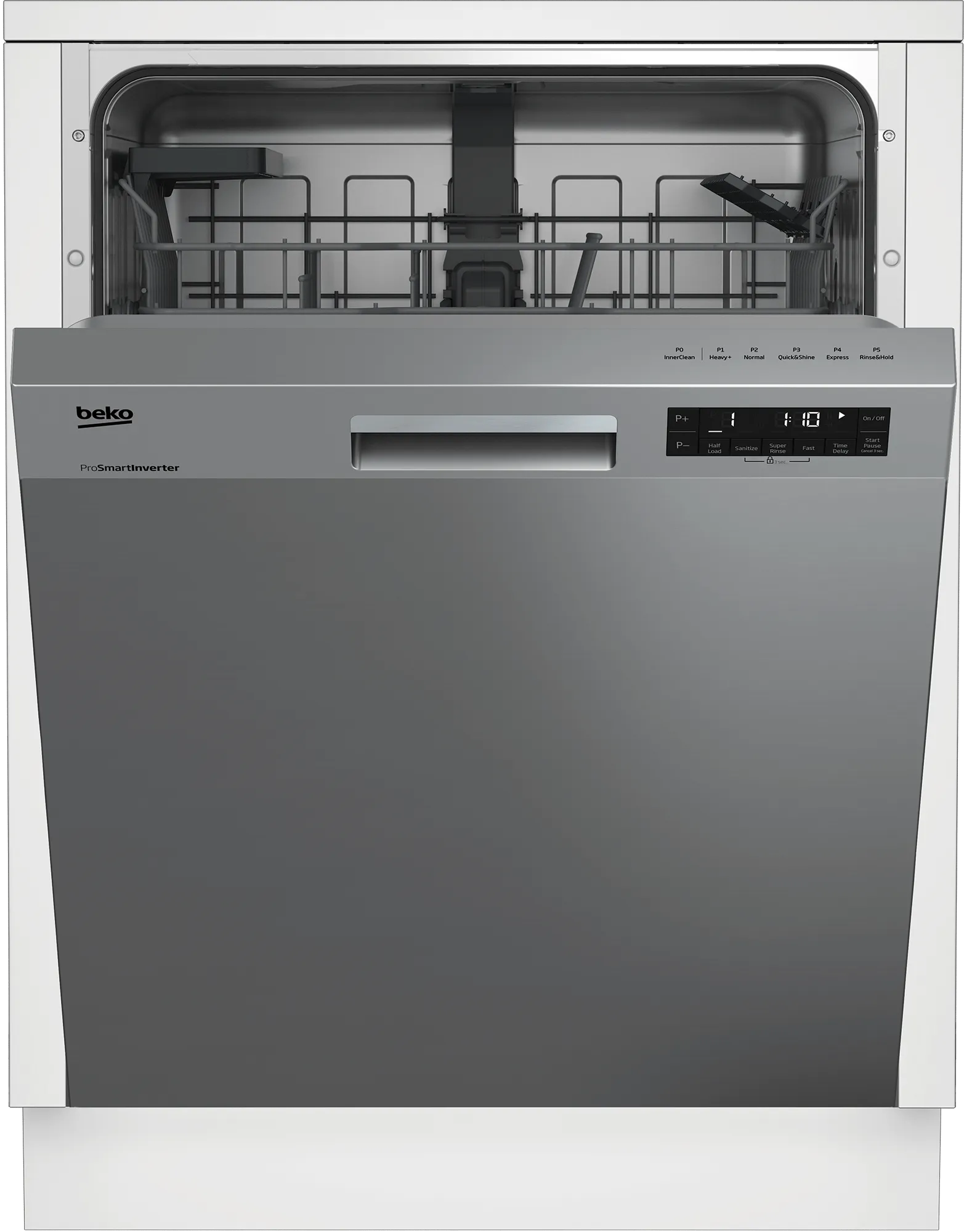 Beko DUT25401XHW Tall Tub Dishwasher With (14 Place Settings, 48)