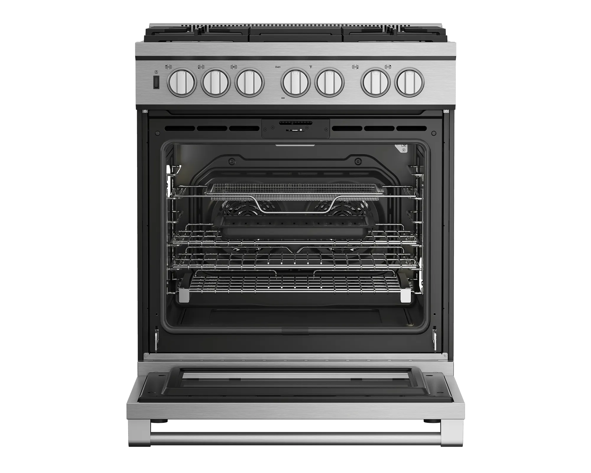 Beko PRDF34552SS 30" Stainless Steel Pro-Style Dual Fuel Range