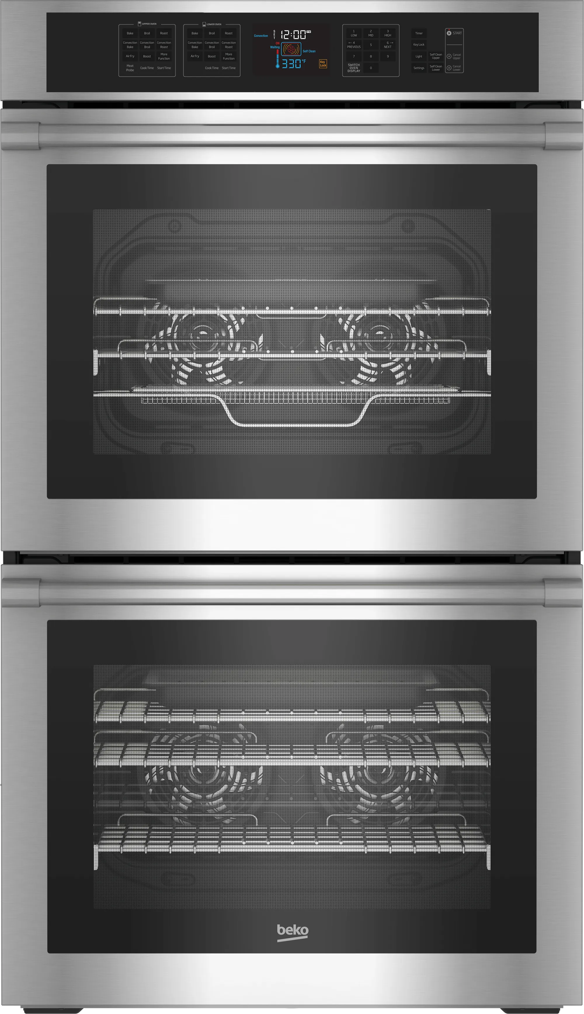 Beko WOD30100SS 30" Stainless Steel Double Wall Oven