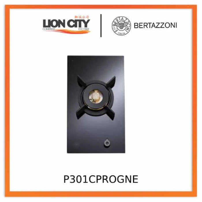 Bertazzoi P301CPROGNE 30 cm Domino Gas on Glass Hob