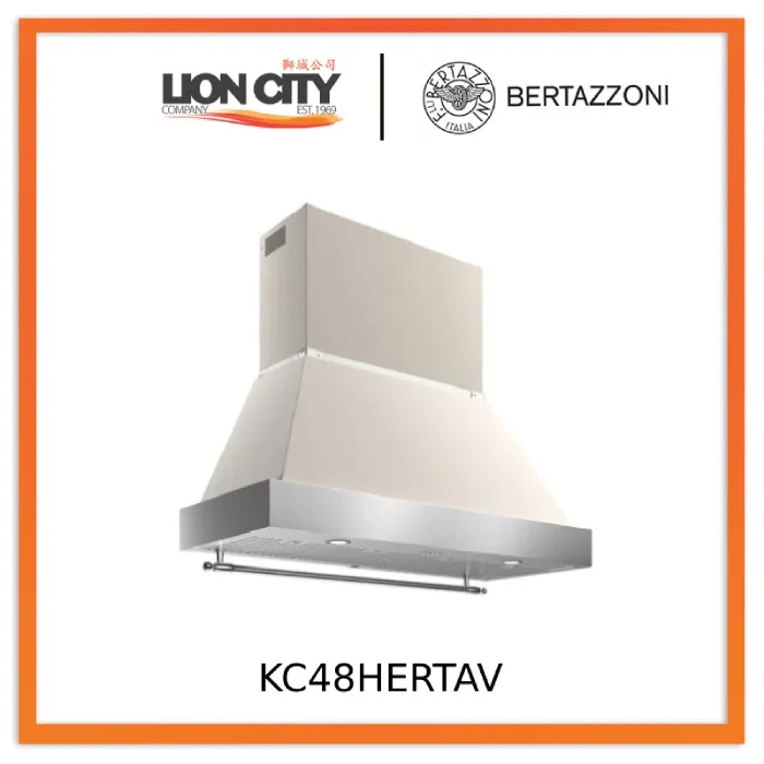Bertazzoni K120HERTX   KC48HERTAV 120cm Heritage Wall Mounted Hood