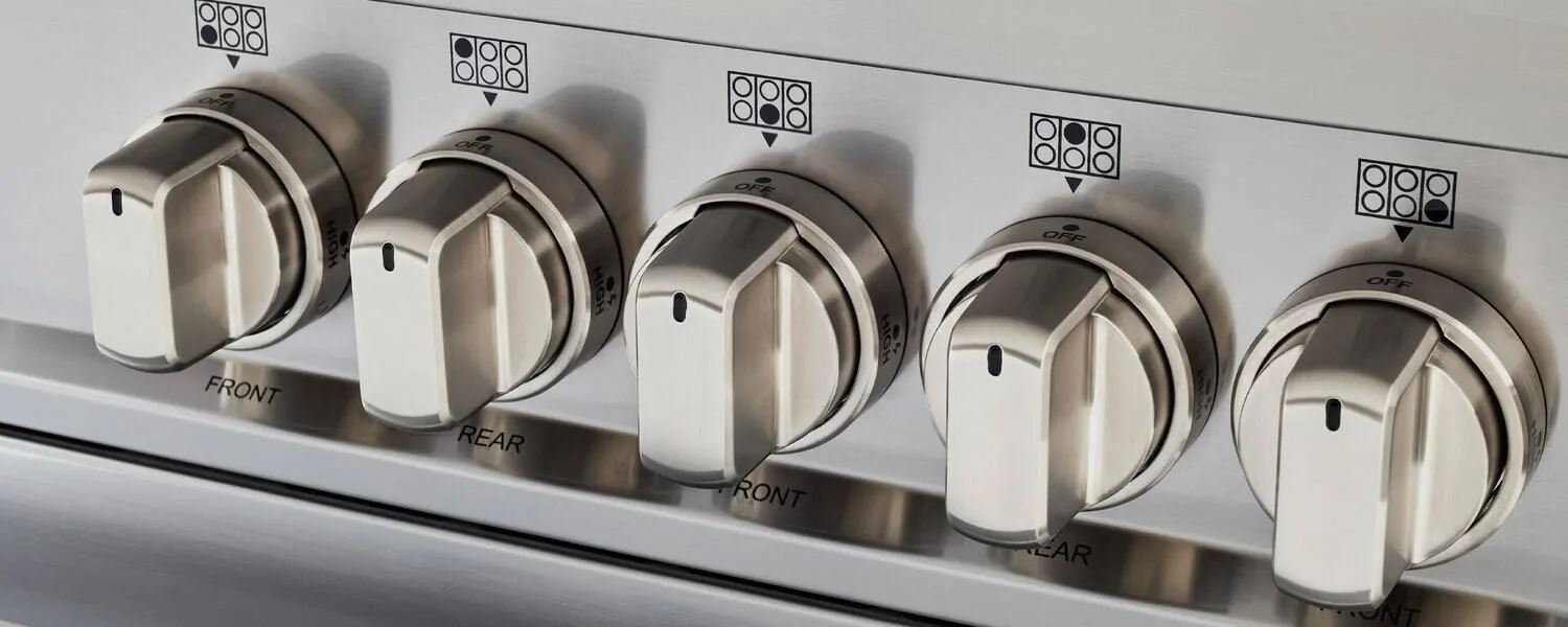Bertazzoni MAS486BTFGMXT 48 Inch All Gas Range, 6 Brass Burner And Griddle Stainless Steel