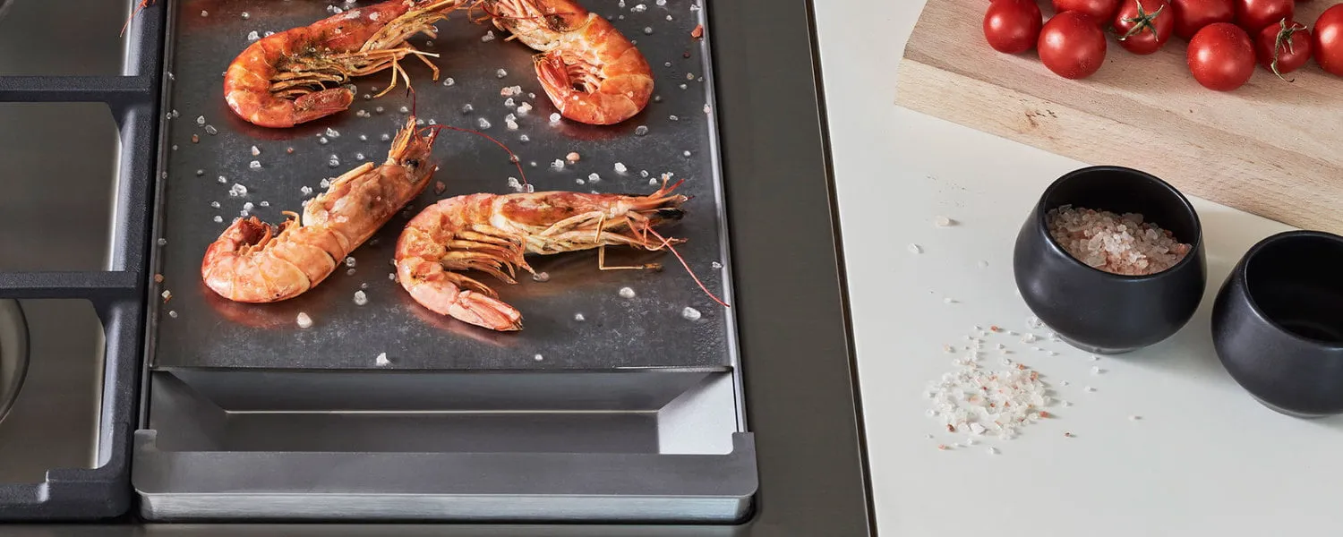 Bertazzoni MAST486GDFMXE 48 Inch Dual Fuel Range, 6 Burners And Griddle, Electric Oven Stainless Steel
