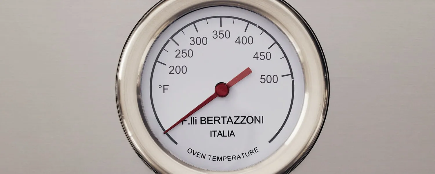 Bertazzoni MAST486GDFMXE 48 Inch Dual Fuel Range, 6 Burners And Griddle, Electric Oven Stainless Steel