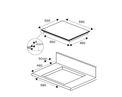 Bertazzoni  P603I30NV 60cm Induction Hob   F6011MODELN 11 Function Oven   K60TELXA Hood