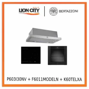 Bertazzoni  P603I30NV 60cm Induction Hob   F6011MODELN 11 Function Oven   K60TELXA Hood