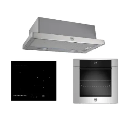 Bertazzoni P603I30NV 60cm Induction Hob   F6011MODELX 11 Function Oven   K60TELXA Hood